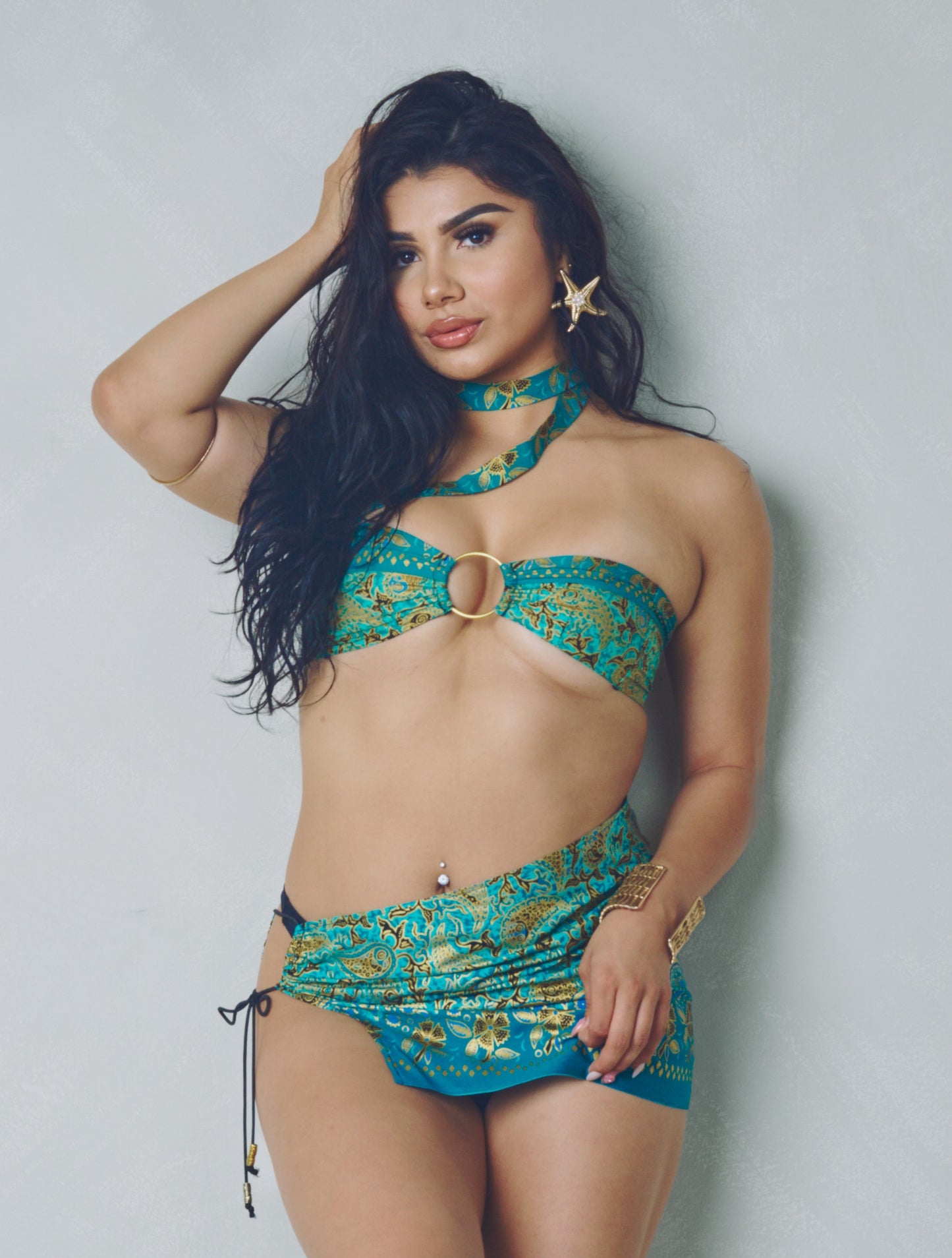 RENTAL: MATAHARI SET - TEAL (SIZE 2/4)