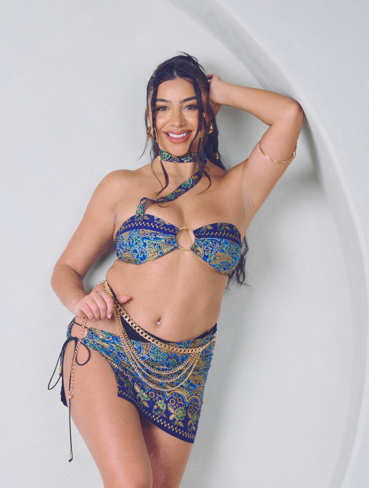 RENTAL: MATAHARI SET - DARK BLUE (SIZE 6/8)