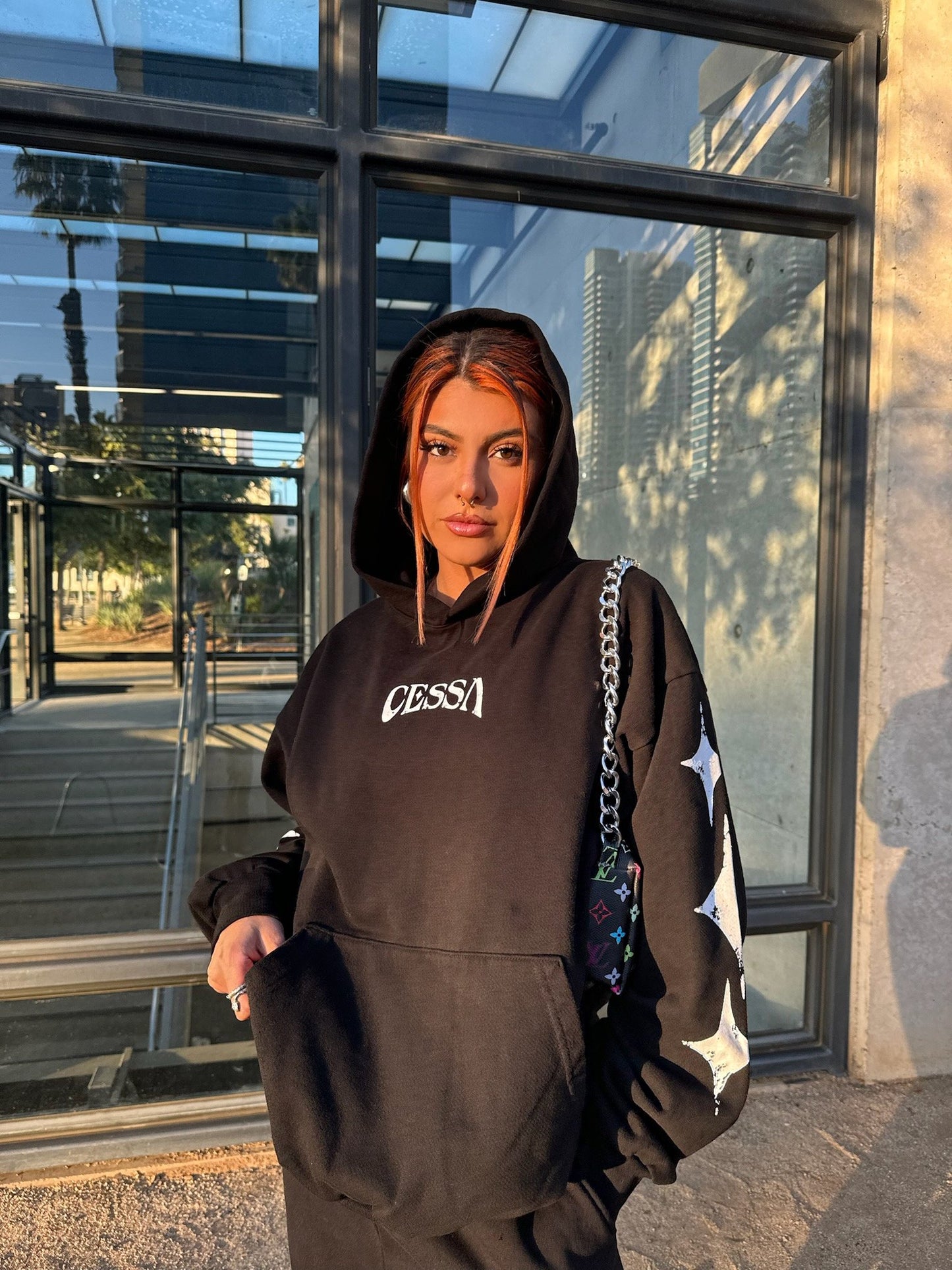 CESSA HOODIE - BLACK