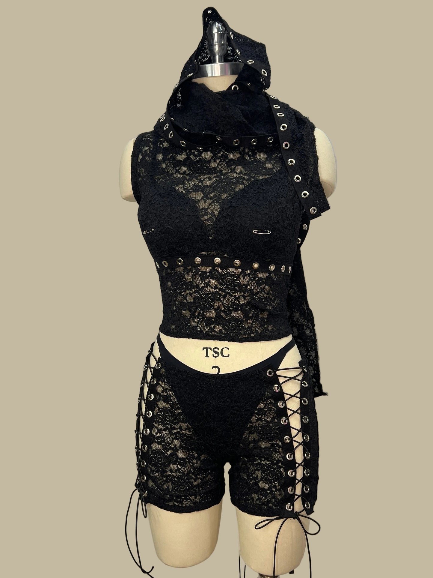RENTAL: TEKKI SET - SOLID BLACK (SIZE XS/S)