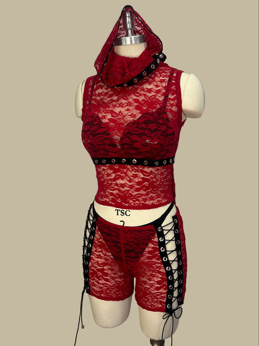 RENTAL: TEKKI SET - RED (SIZE M)