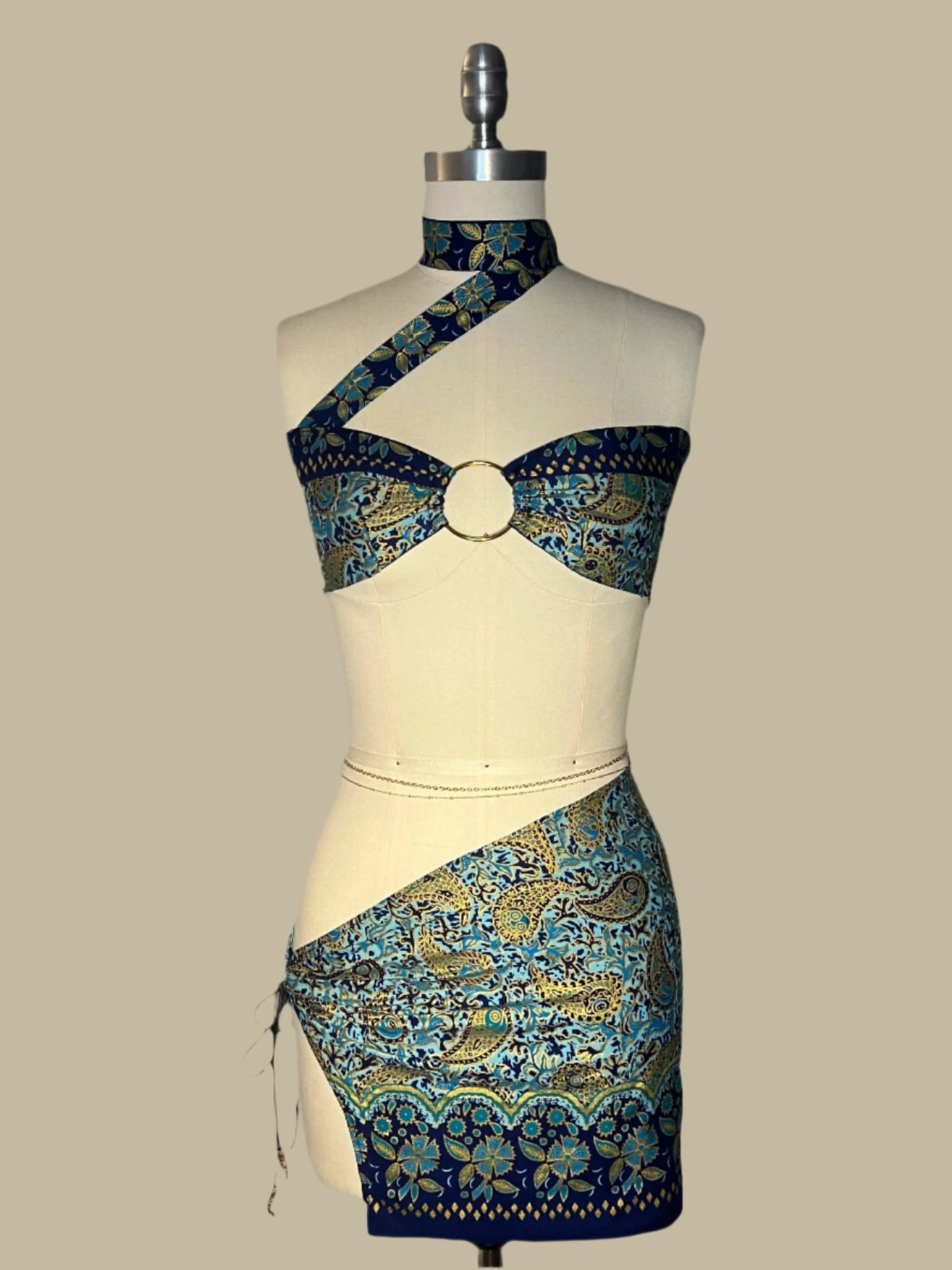 RENTAL:  MATAHARI SET - BABY BLUE (SIZE 2/4)