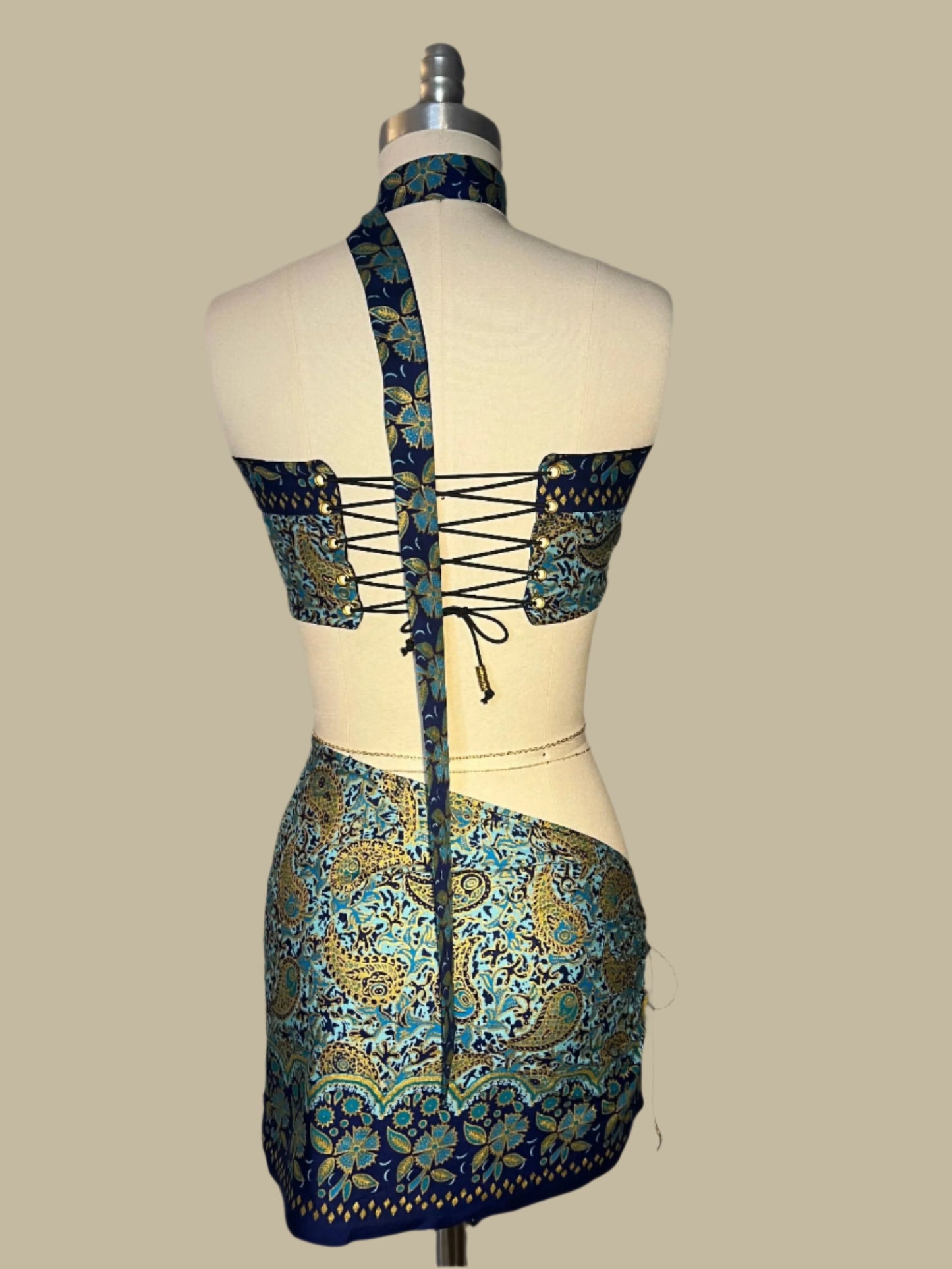 RENTAL:  MATAHARI SET - BABY BLUE (SIZE 2/4)